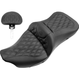 Extended Reach Roadsofa™ Seat - Lattice Stitched - Backrest - Heated - '08-'23 FL