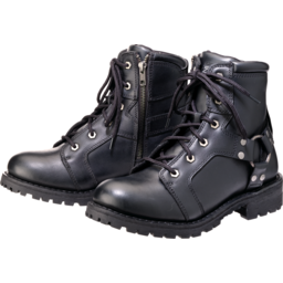 BOOT WMN HIGH RISE BK 10