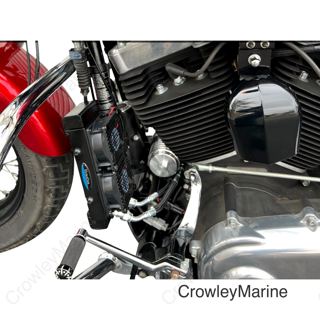 Oil Cooler Kit - Naked Black - Touring/Trike