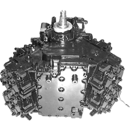 1988-1991 V4 Crossflow Flatback Powerhead -- 88, 90 HP - Remanufactured