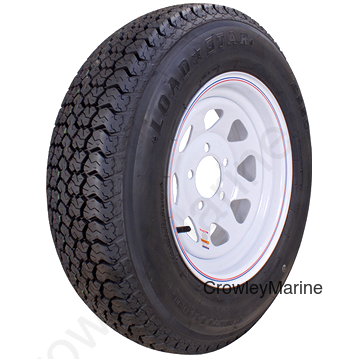 ST205/75D14"; 5-Hole Spoked Rim; Load Range C