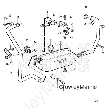 Delivery Pipe(V2) - Volvo Penta (846131)