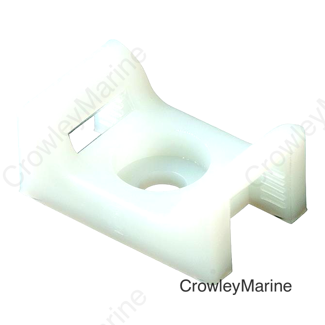 Ancor Cable Tie Screw Mounts, Natural, 100/pk