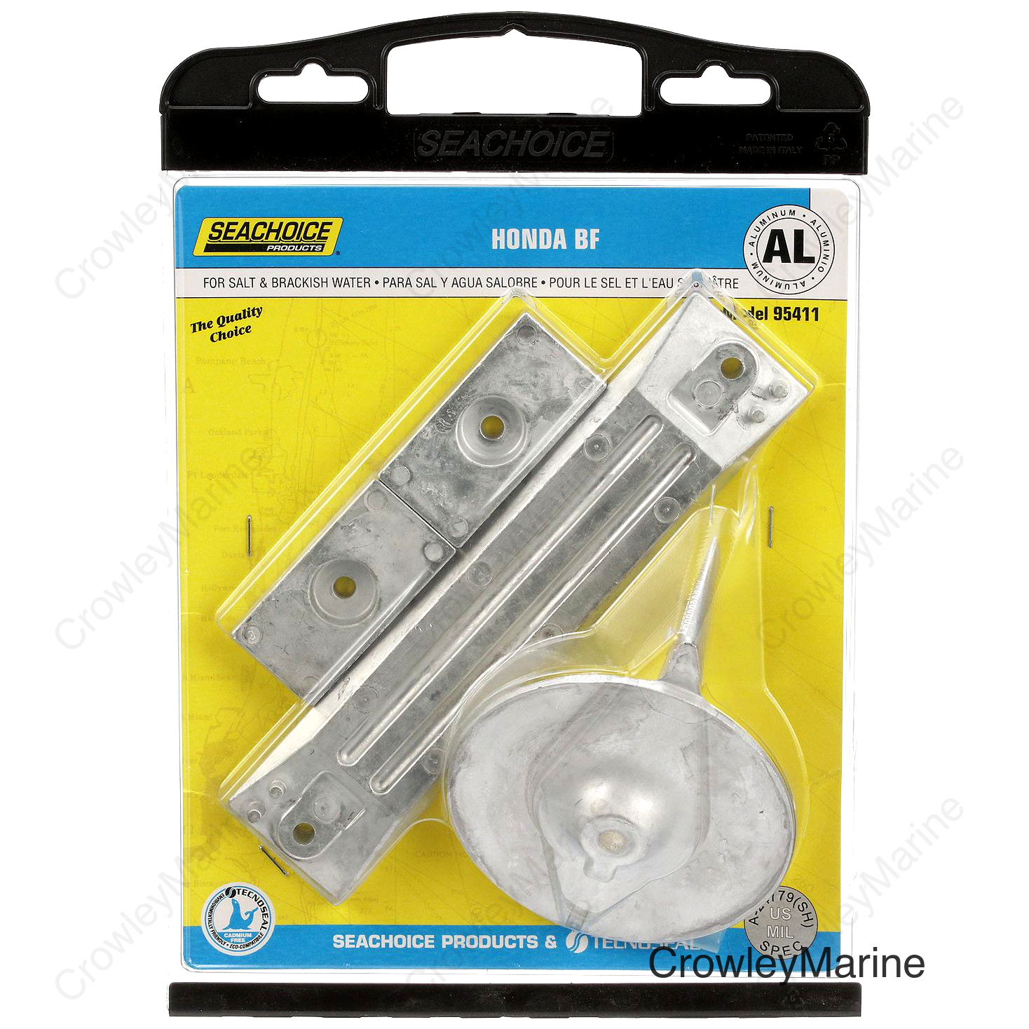 Seachoice Anode Kit, Honda BF, Aluminum