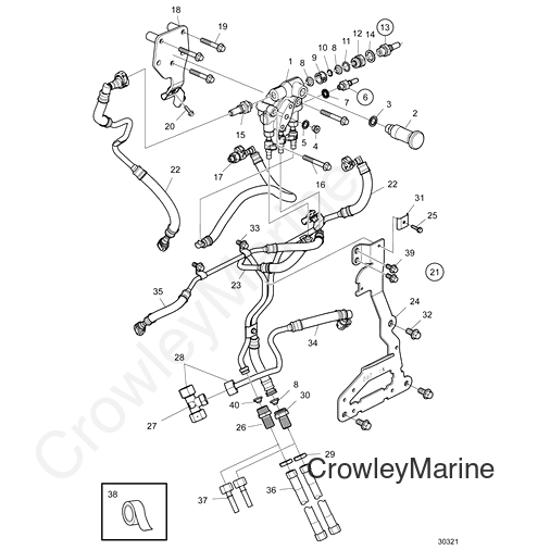 Gasket(V2) - Volvo Penta (20869257)