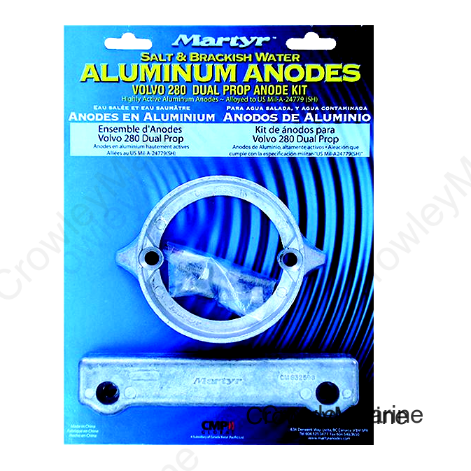 ANODE KIT ALUM VLVO 280H