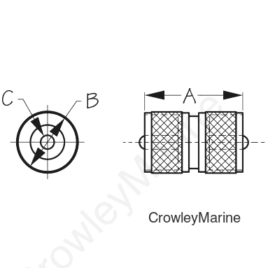 UHF 2 MALE Standard CONNECTOR (329953-1)