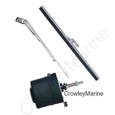 Marinco STD Wiper Kit 12V (Includes Motor, 11.5" S/S Curved Blade and Adj. S/S Arm)