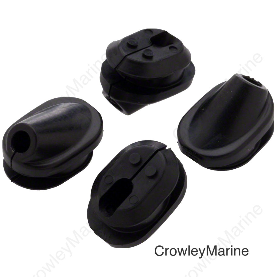 Shimano GM02 Di2 E-Tube Frame Grommets (7mm x 8mm oval) 4 pcs