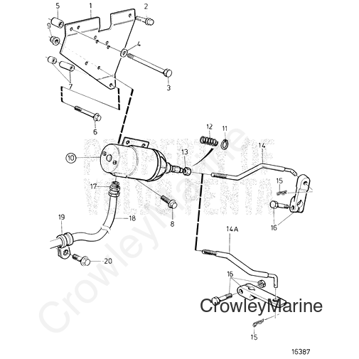Attaching Plate(V2) - Volvo Penta (843103)