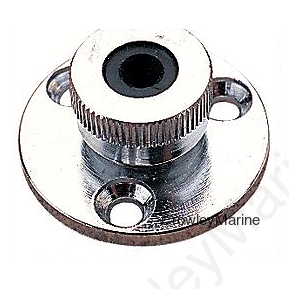 Chrome Brass Cable Outlet, 5/16"
