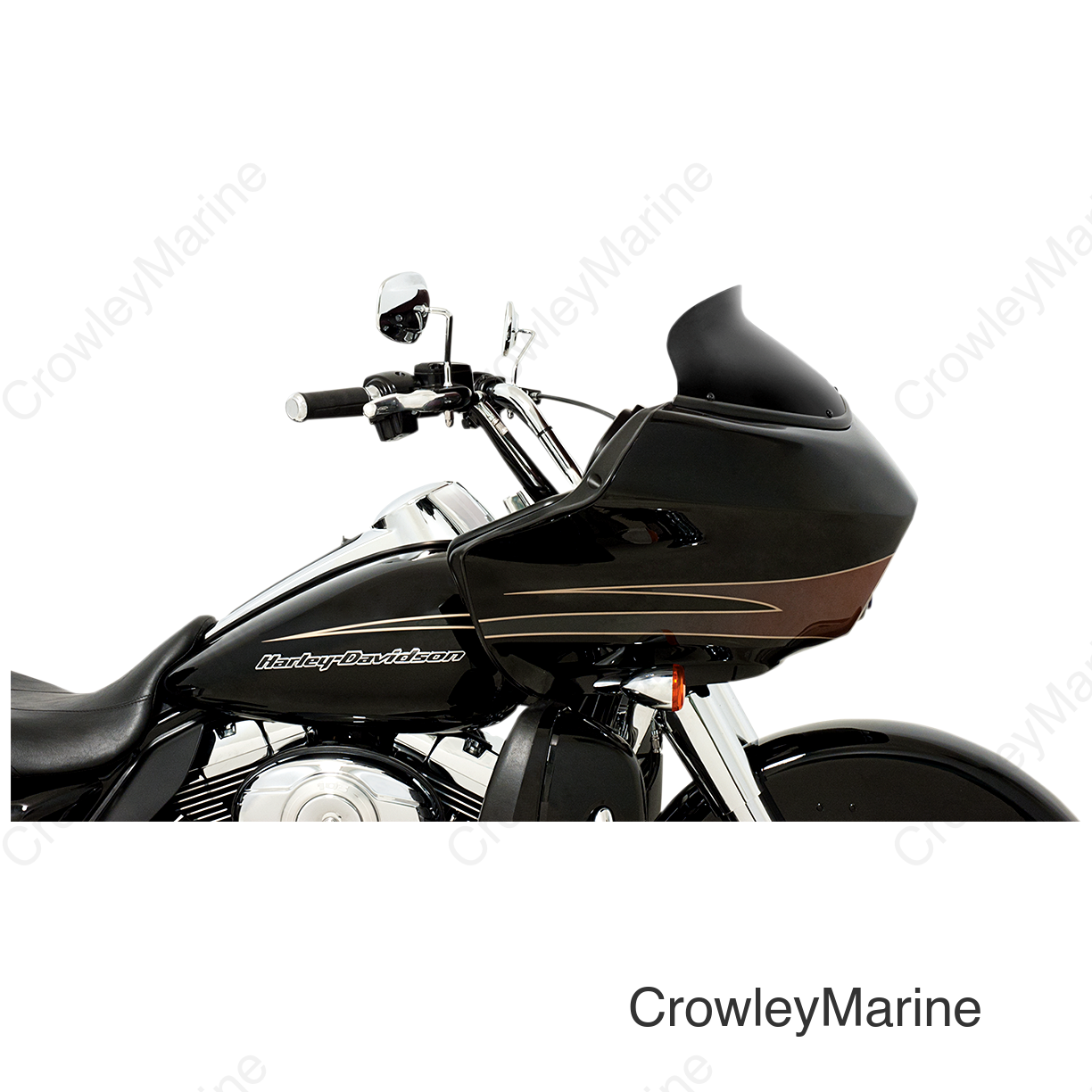 Spoiler Windshield - 5-1/2" - Black - FLTR