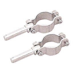 Zinc Plated Steel Clamp-On Oar Lock, Pair, 1/2" Shaft thumbnail-0