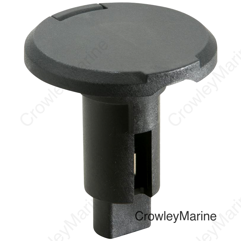 ASM-RND BASE, BLK,2PIN (910R2PB-1)