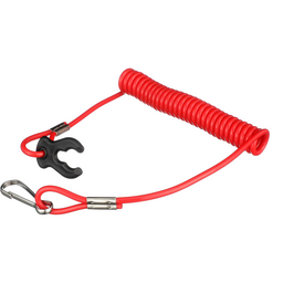 Seachoice Universal Kill Switch Replacement Lanyard, Red thumbnail-0