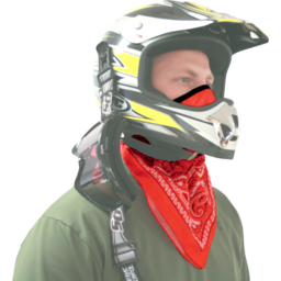 Bandana Dust Mask - Red thumbnail-1