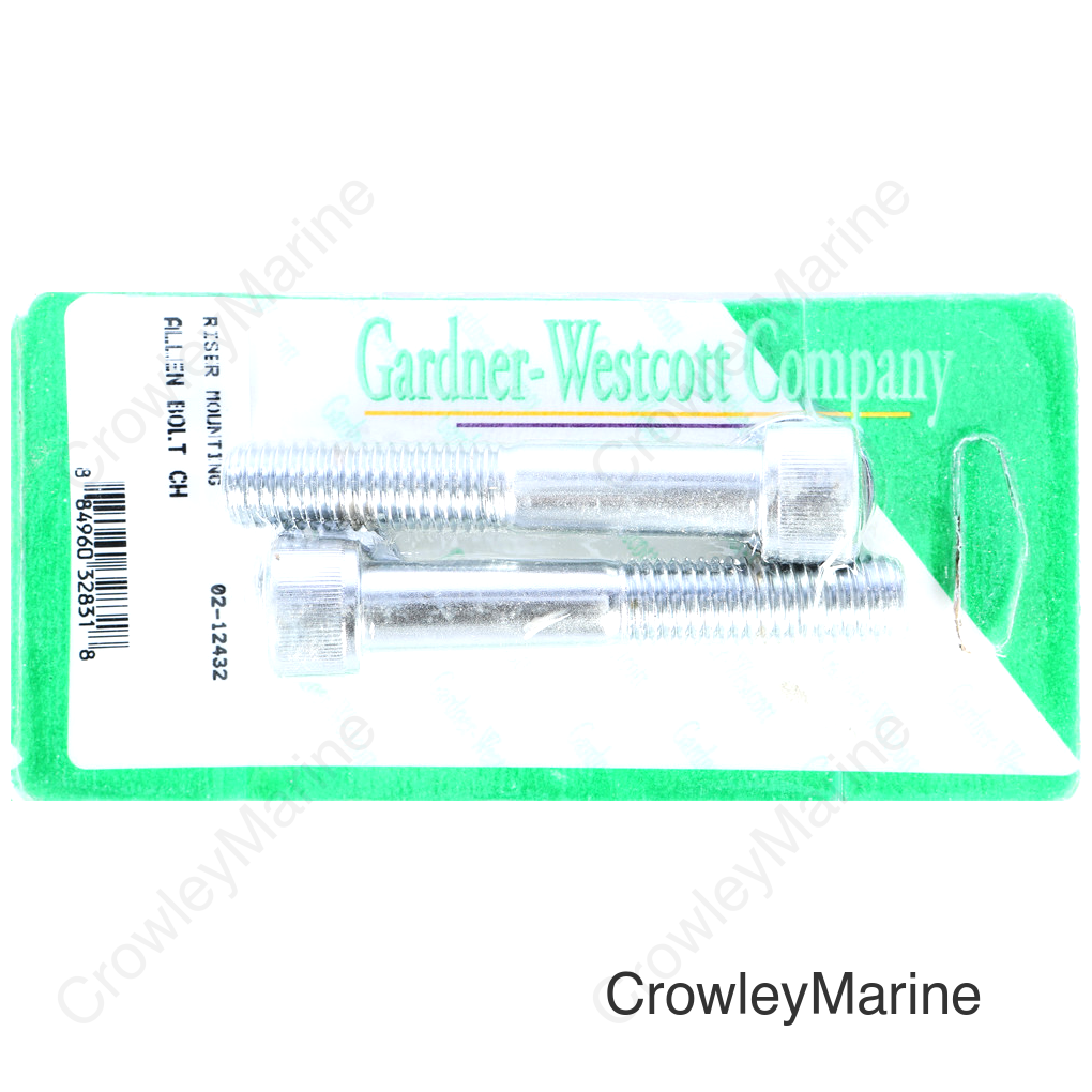 RISER BOLTS CHROME ALLEN HEAD 1/2-13 X 3 COARSE THREAD
