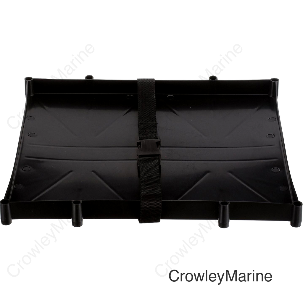 Seachoice Dual Battery Tray With Poly Strap, Group 27