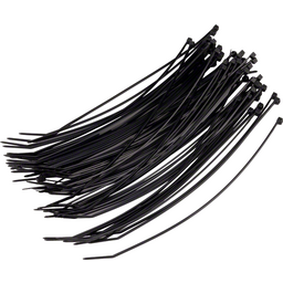 Wheels Manufacturing Zip Ties - Black 200 x 2.5mm 100ct thumbnail-1