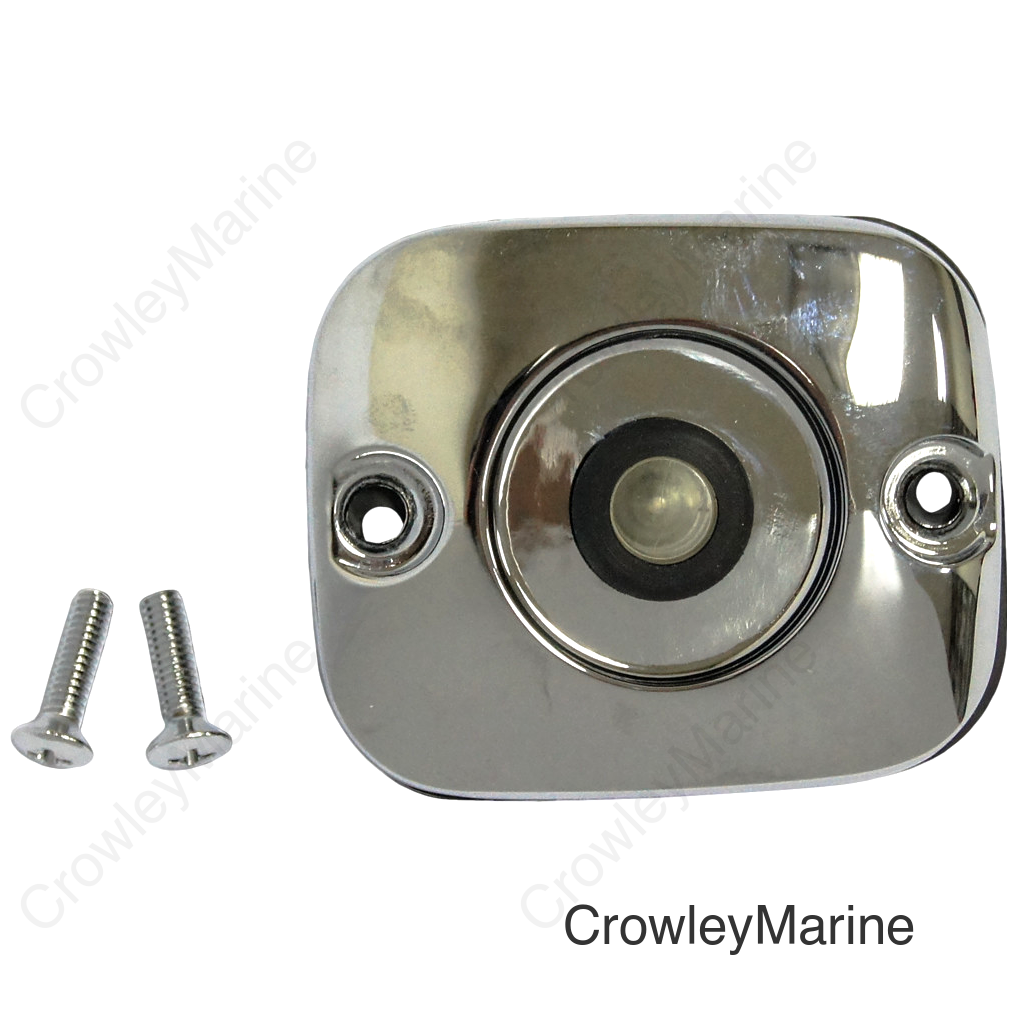 MASTER CYL COVER 96-06 CHROME