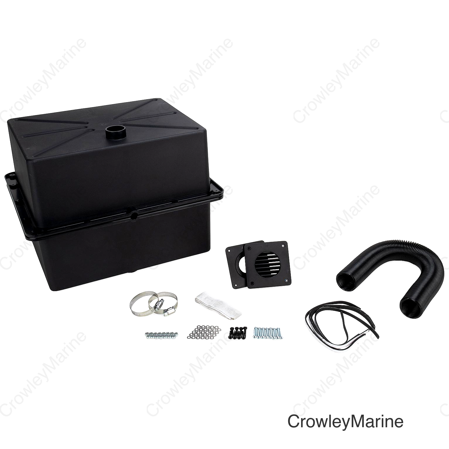 Camco 55385 Vented Side-By-Side Dual Battery Box- For Group 24 Batteries
