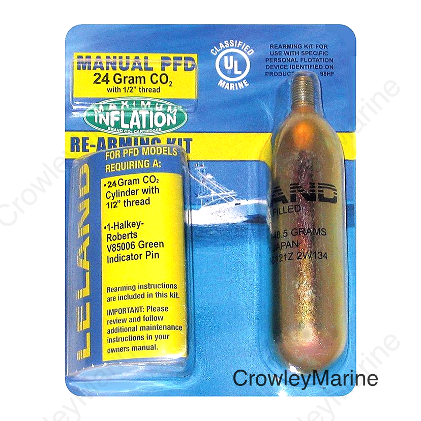 Seachoice 85700 24G Manual Re-Arm Kit For Inlatable Vest 85800/85600