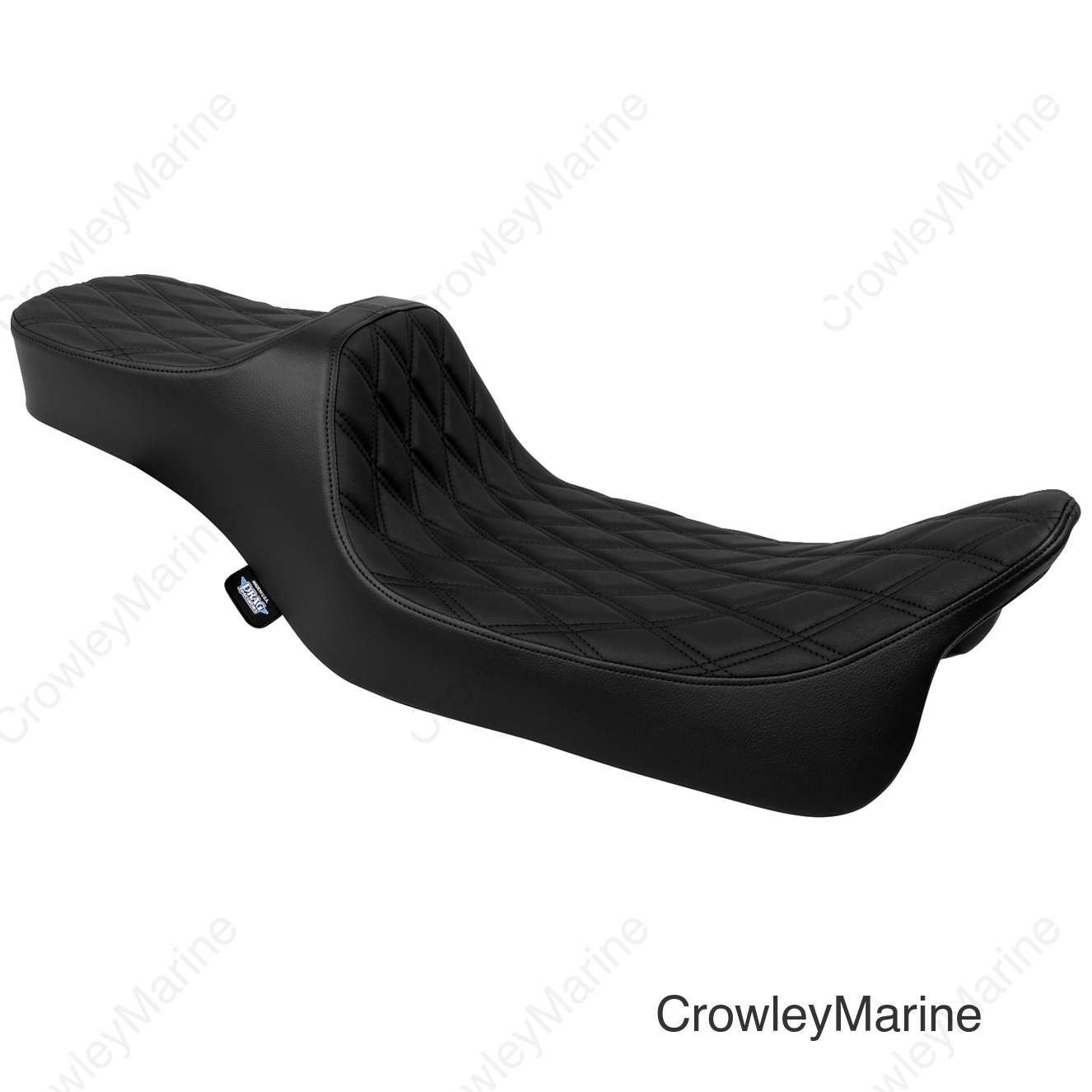 Seat Predator 3 2-Up Ext. Smooth Black Vinyl Touring