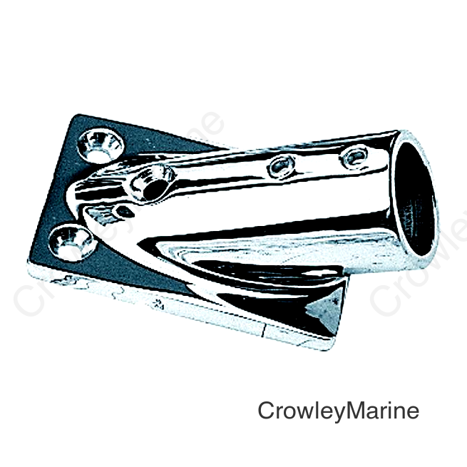 Sea-Dog 2813011 30° Rectangular Base, 1" SS