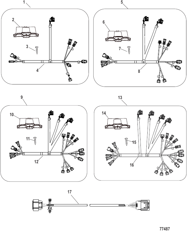 LCM Control Module Kits - Serial Range Accessories SmartCraft - Gen 2 ...