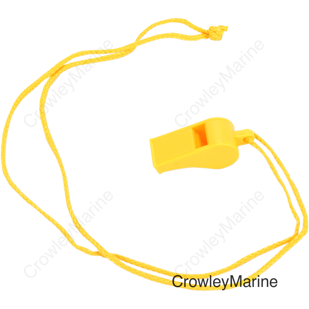 WHISTLE CORDED YELLOW