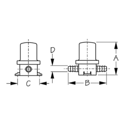 Poly In-Line Strainer, 3/4" thumbnail-1