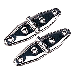 Stainless Strap Hinge 4-1/8", Pair thumbnail-0