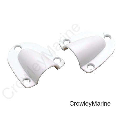 Seachoice Molded Plastic Clam Shell (2 Per Pack)
