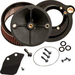 Super Stock™ Stealth Air Cleaner Kit - Black thumbnail-0