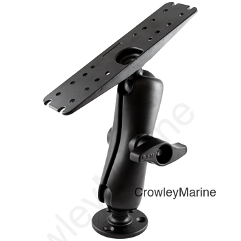 Universal Ball Mount for Large Units, 3-3/4" Base Long Arm, 11.5"H