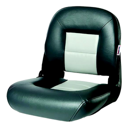 Tempress 54675 Navistyle™ Low-Back Boat Seat, Charcoal/Grey