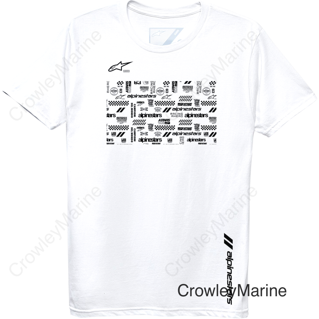 CHAOTIC TEE WHITE MD