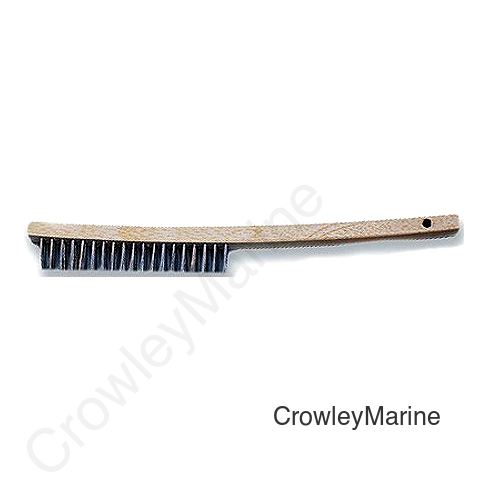 Long Handle Steel Wire Brush w/Scraper