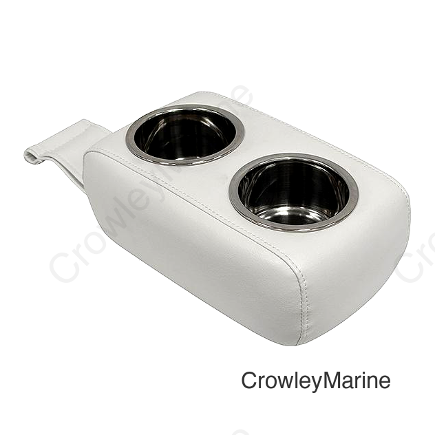 Wise 3059784 Portable Upholstered Drink Holder, Brite White
