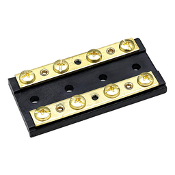 Seachoice Terminal Block, 4-Gang, Plastic Base with Brass Hardware thumbnail-4