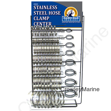 Stainless Steel HOSE CLAMP DISPLAY (980049)