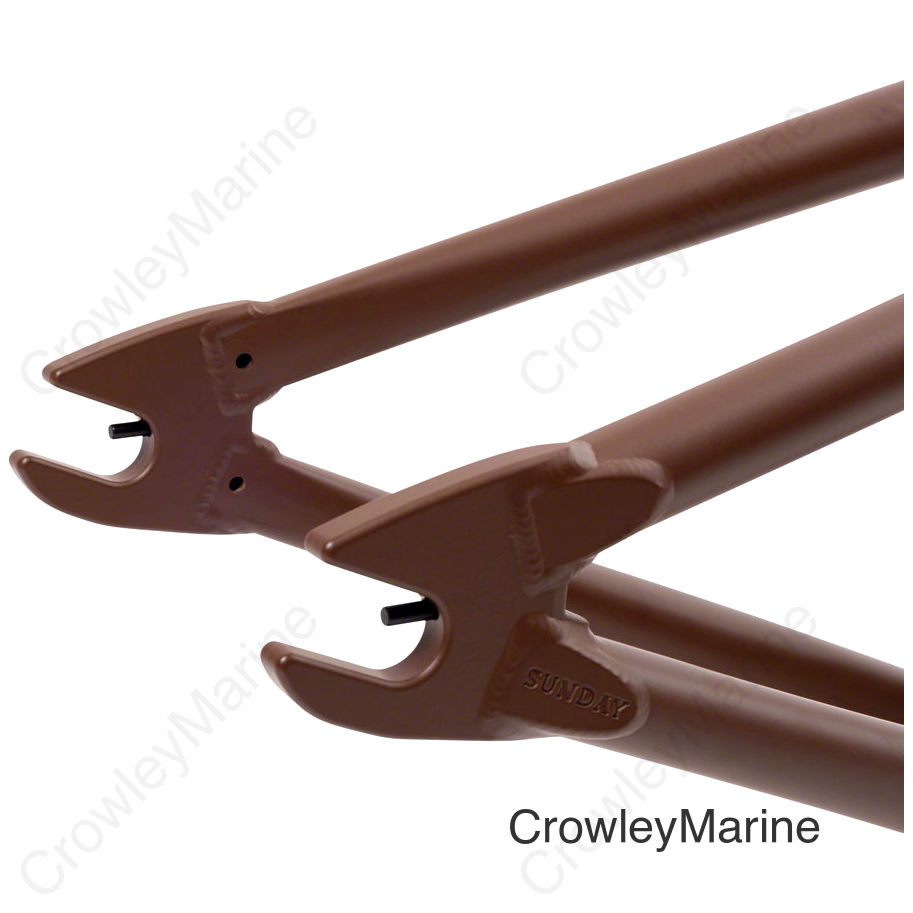 Sunday Darkwave BMX Frame - 21 TT Matte Dark Brown