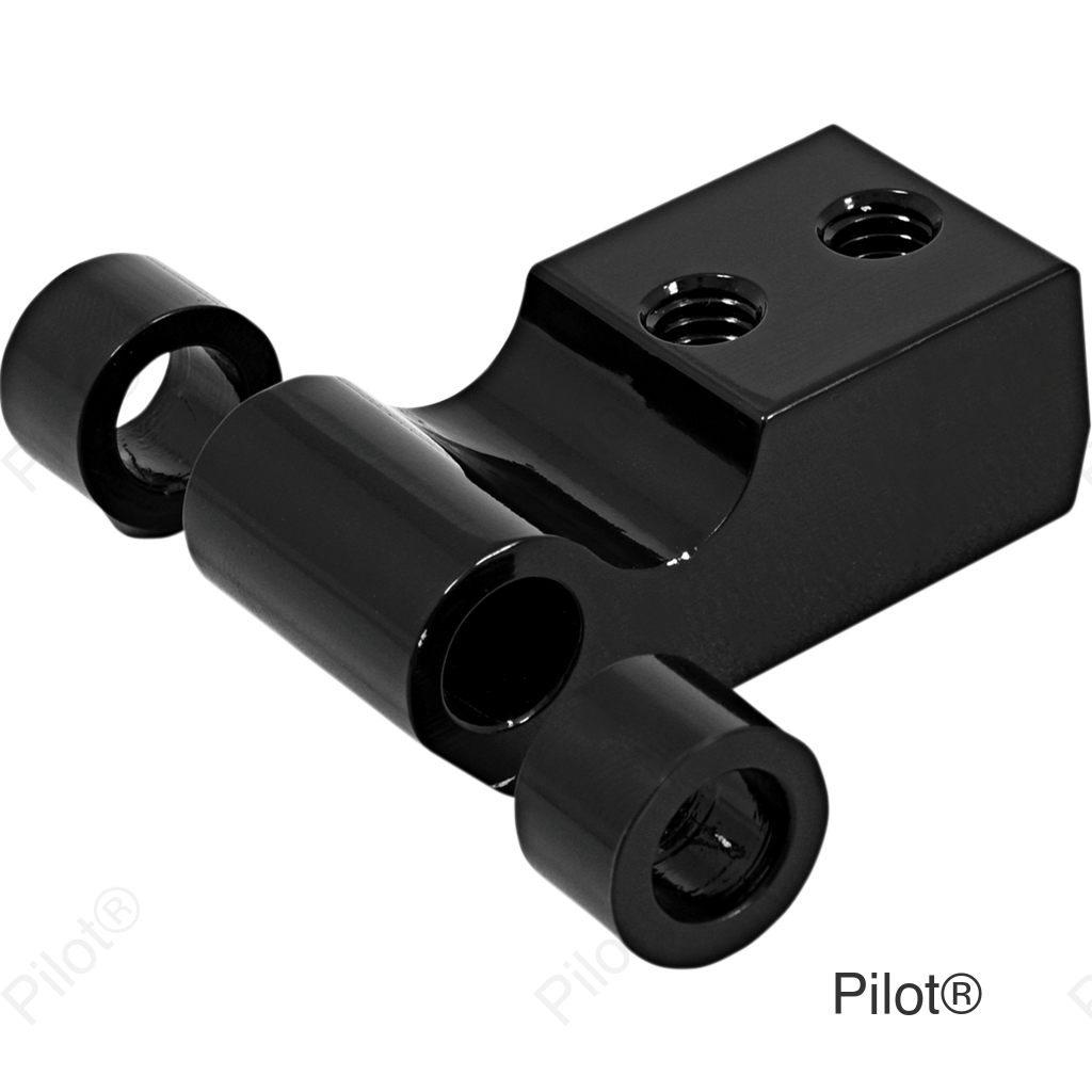 Headlight Mount Extension Block - Black