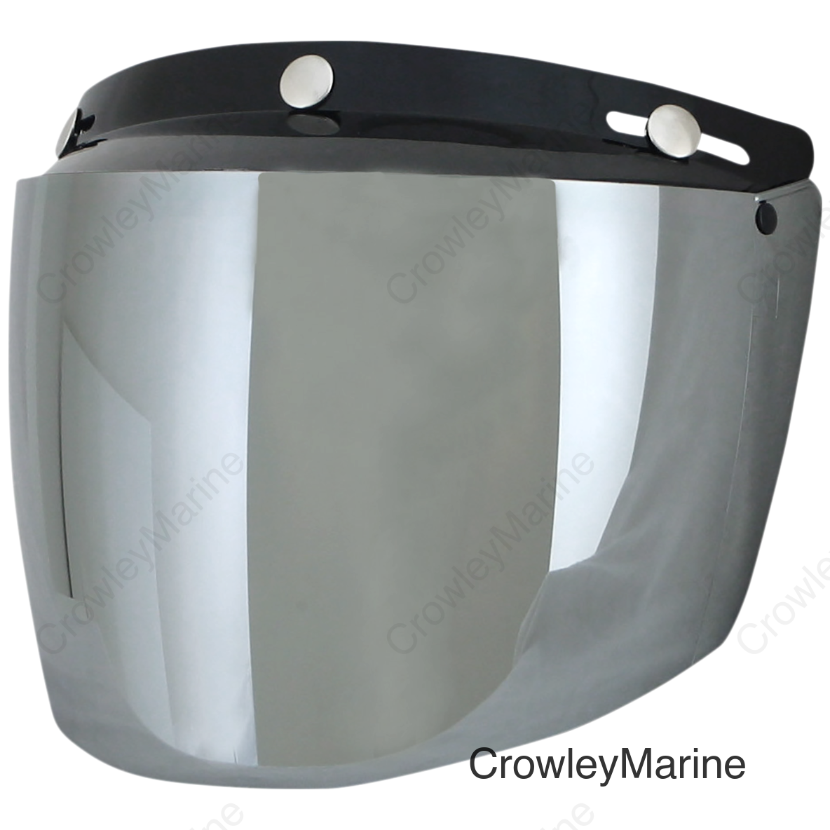 Vintage 3-Snap Shield - Flip - Silver Mirror