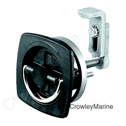 2-1/2X2-1/2 Black Flush Latch