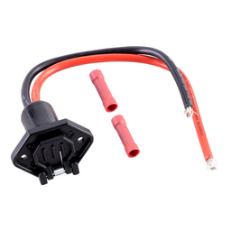 Male Boat SideTrolling Motor Plug 8Ga 12V 2 Wire thumbnail-1