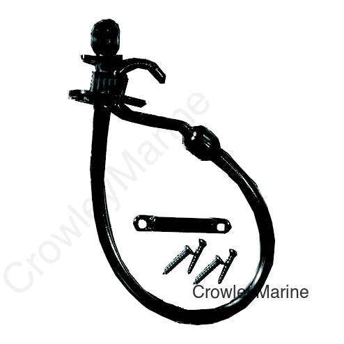 T-H Marine Rod Tamer Rod Straps, 12" Gunwale Mount, Holds Up to 3 Rods