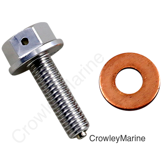 DRAIN PLUG MAGNETIC SLVR