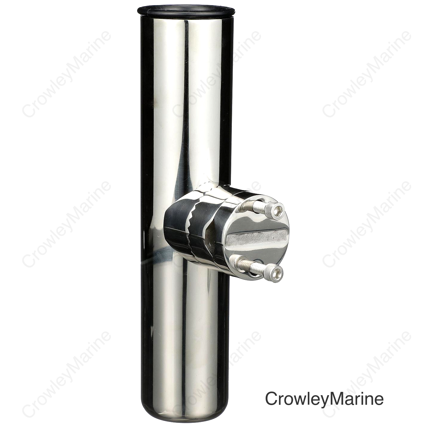 Seachoice Clamp-On Fishing Rod Holder, 9 in., Stainless Steel