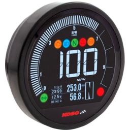 DL-04HD Multifunction Gauge - Black - Harley Davidson® thumbnail-1
